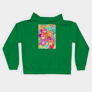 Spring cats Kids Hoodie